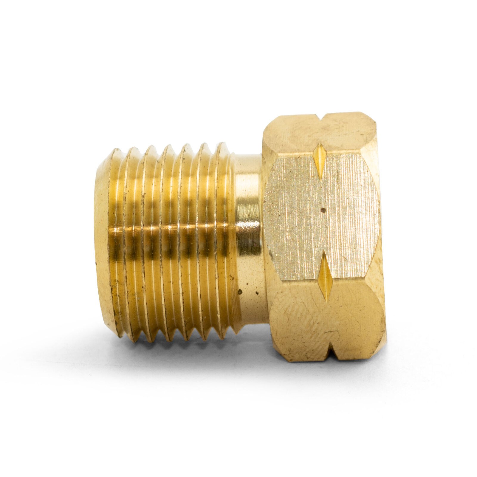 Left Hand 5/8 Brass Water Nut - 1 Each