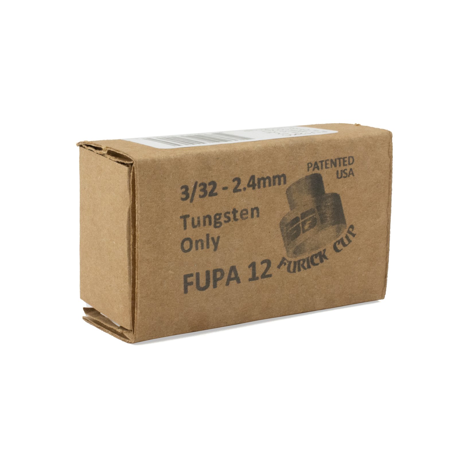 FURICK FU12K Pyrex TIG CUP Kit Fupa #12 Twin Pack